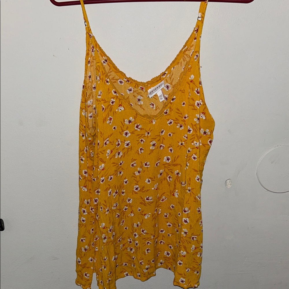 Shyanne Mustard Floral Camisole